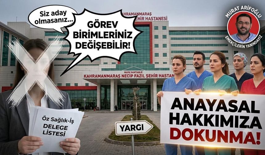 Necip Fazıl Şehir Hastanesi’nde mobbing ve sendikal baskı iddiaları!